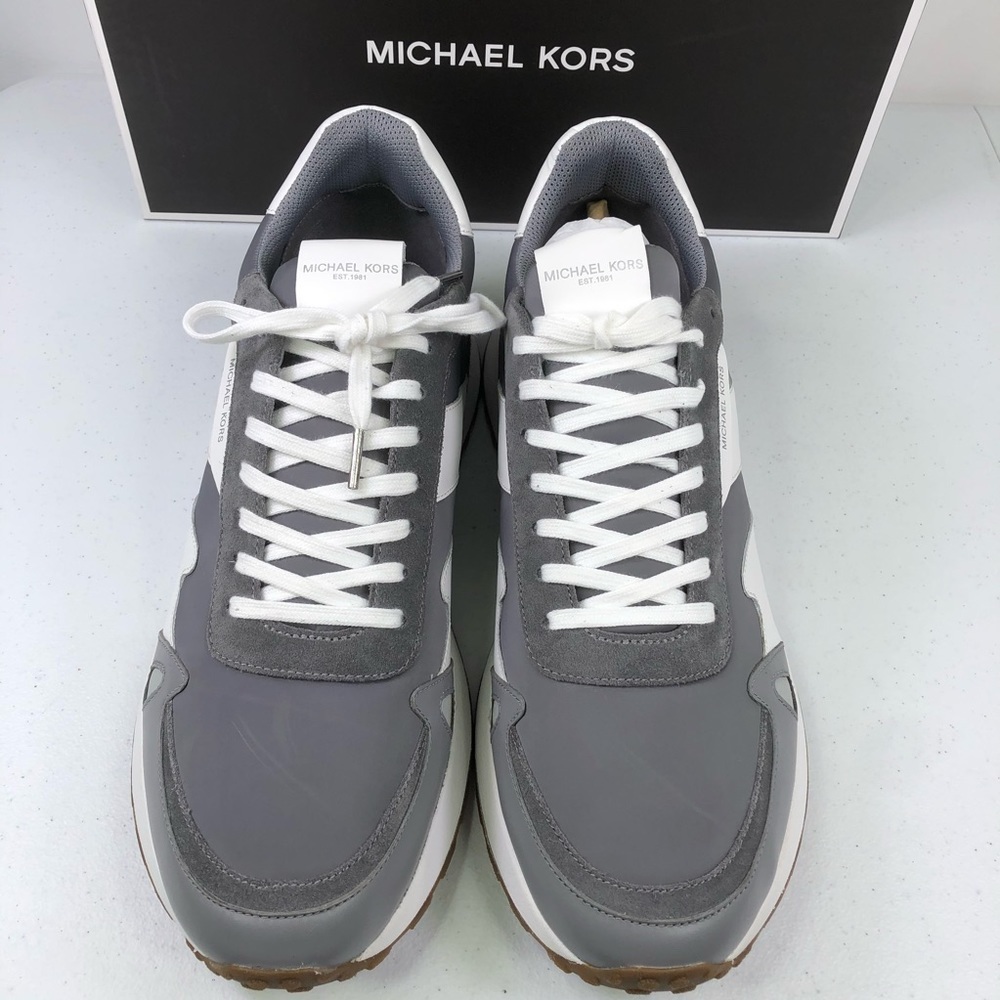 Michael Kors Sneakers Miles Shoes Retro Trainer - Picture 5 of 11